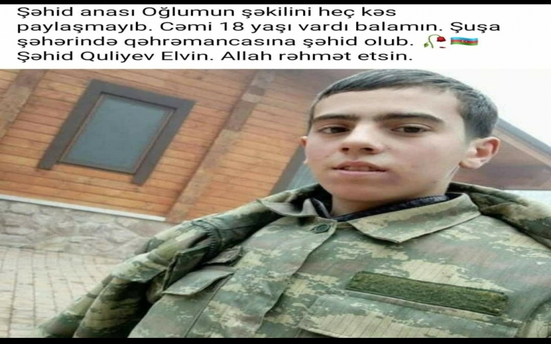 Şəhid olduğu deyilən əsgər sağ-salamatdır -  FOTO