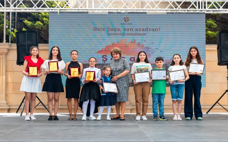 İdrak liseyində mötəbər tədbir:   "ƏZİZ ŞUŞA, SƏN AZADSAN!"