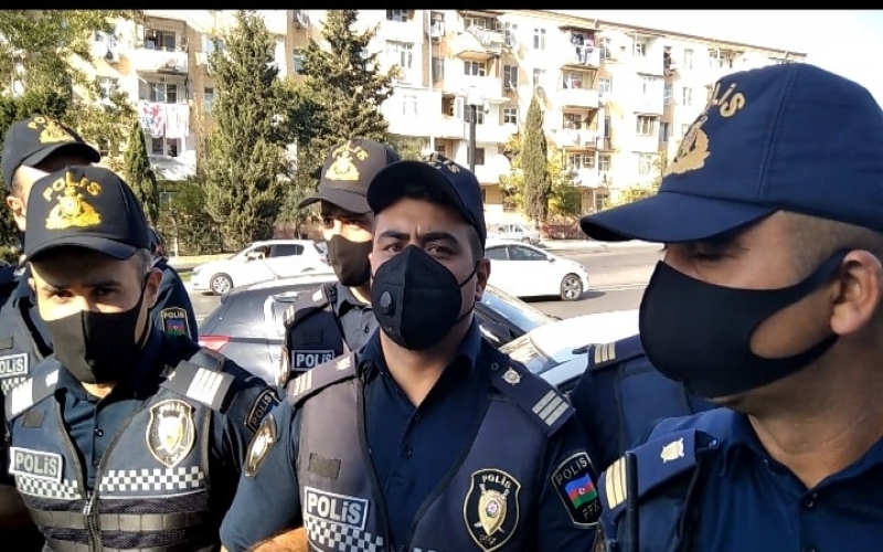 Bugünki aksiyada polis jurnalistə ciddi ziyan vurub -   FOTOLAR