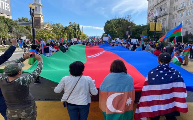 ABŞ-dakı Azərbaycan diaspor təşkilatları etiraz tədbiri keçirib  