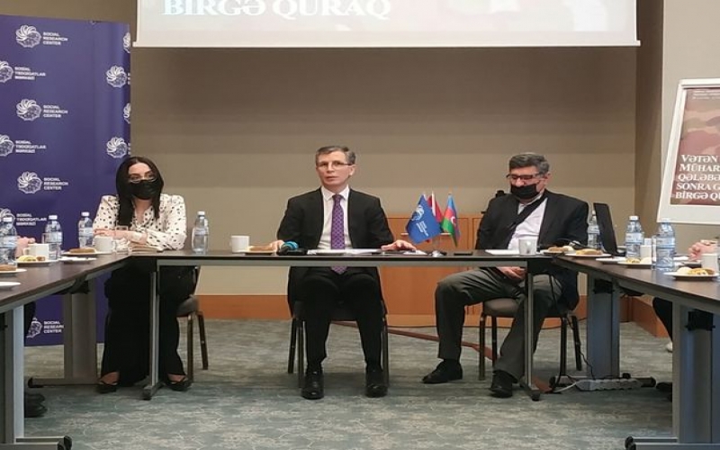 Sosial Tədqiqatlar Mərkəzində şəhid ailələri və qazilərlə görüş keçirilib 