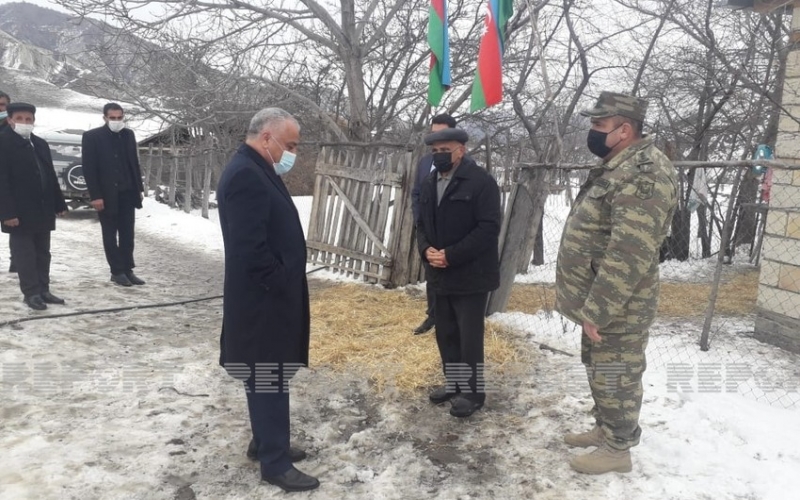 Qubada Vətən Müharibəsi Qəhrəmanı ilə görüş keçirilib 