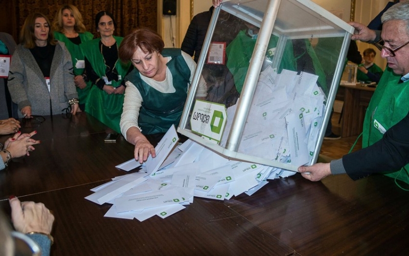 Gürcüstanda “exit-poll”un nəticəsi açıqlanıb 