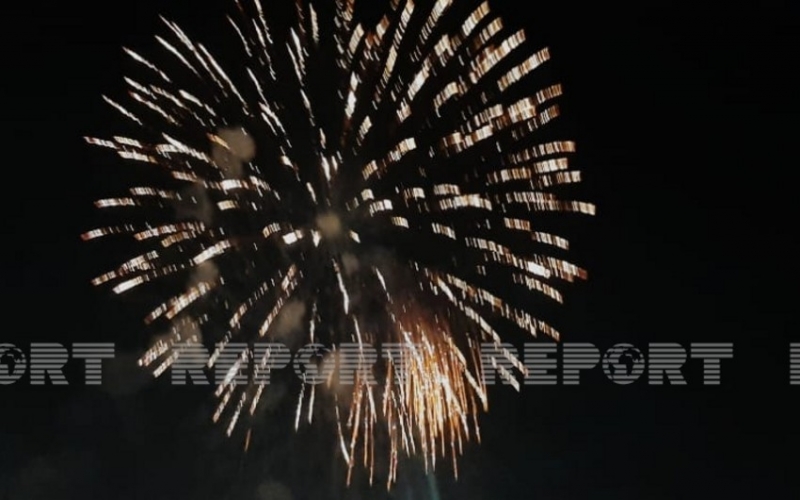 Gəncədə Zəfər Günü münasibətilə atəşfəşanlıq olub 