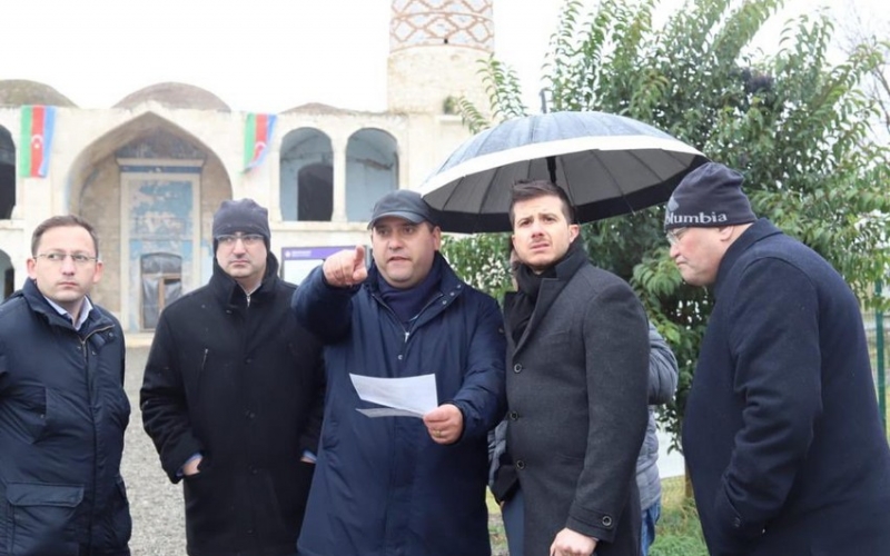 İsrailin Azərbaycandakı səfiri Ağdama səfər edib 