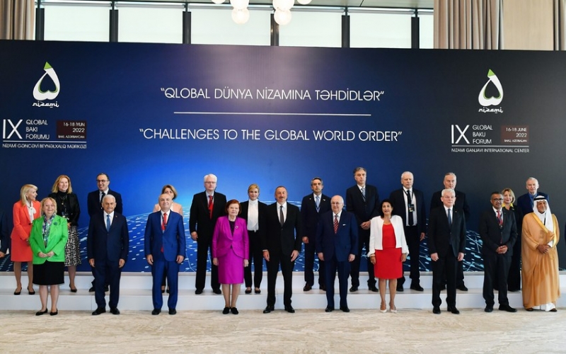 Prezident İlham Əliyev IX Qlobal Bakı Forumunda çıxış edib -  FOTO
