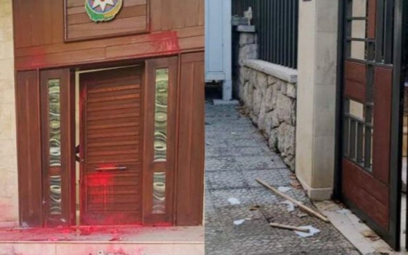 Azərbaycan səfirliyinə xain hücum: Erməni terroru Livanda baş qaldırır - ŞƏRH 