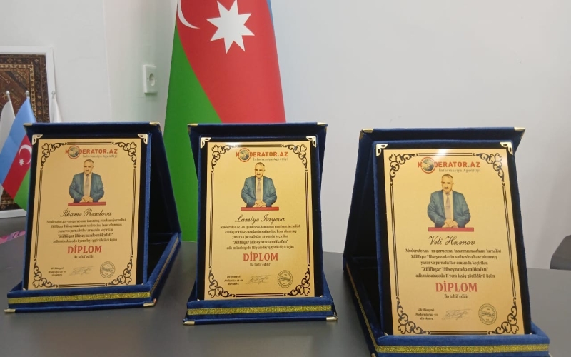 Zülfüqar Hüseynzadə müsabiqəsinin qalibləri mükafatlandırılıb 