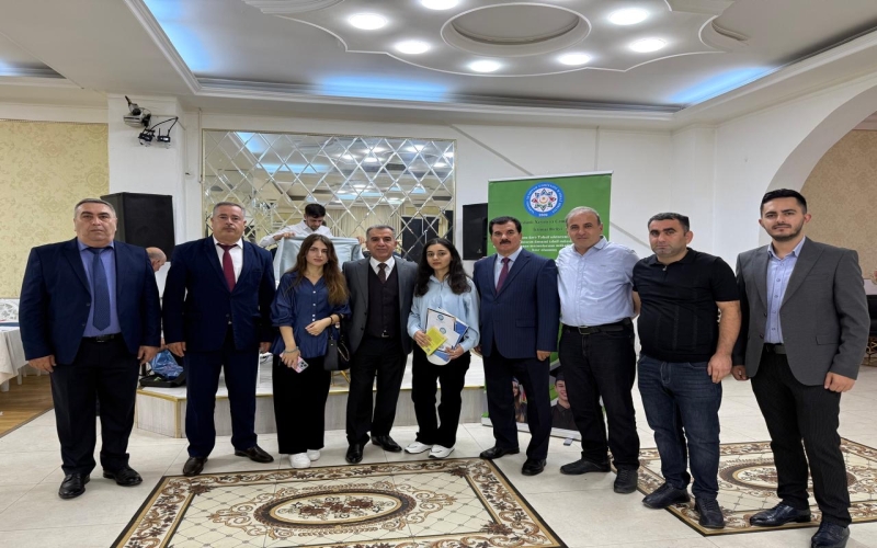 Yardımlı Xeyriyyə Cəmiyyəti tələbə adını qazananları mükafatlandırdı - FOTOLAR