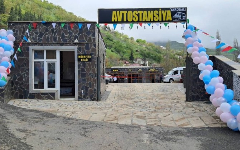 Yardımlıda ilk avtostansiya istifadəyə verildi -   FOTO