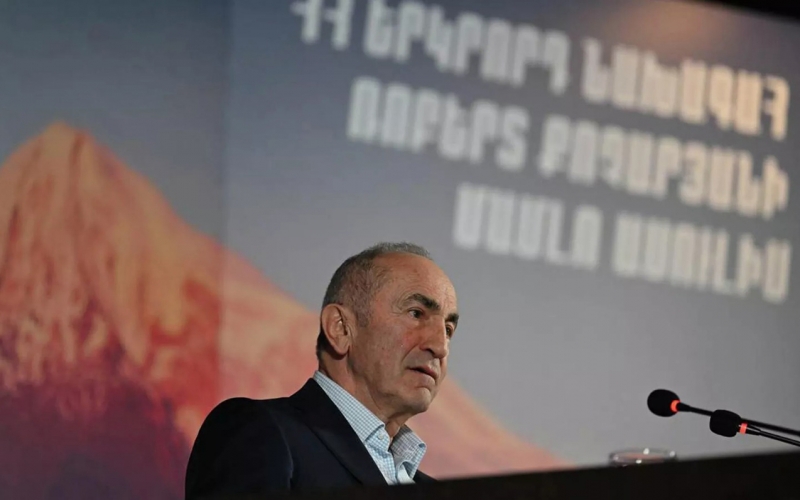 Köçəryan Ermənistandan qaça bilmədi 